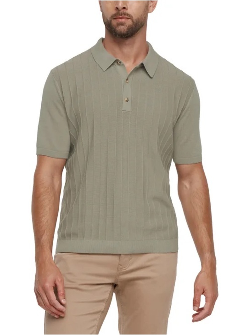 Banana Republic Men's Short Sleeve Polo Sweater